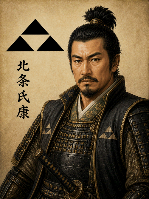 北条氏康 似顔絵