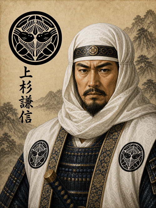 上杉謙信 似顔絵
