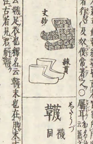 『装束図解』（国立国会図書館蔵）昭和7年・1932年　　関根正直 著