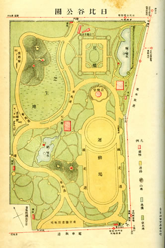 1907年・明治40年刊「東京案内」より（国立国会図書館蔵）