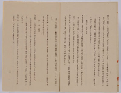 『日本国憲法・原本』（国立公文書館 デジタルアーカイブより）